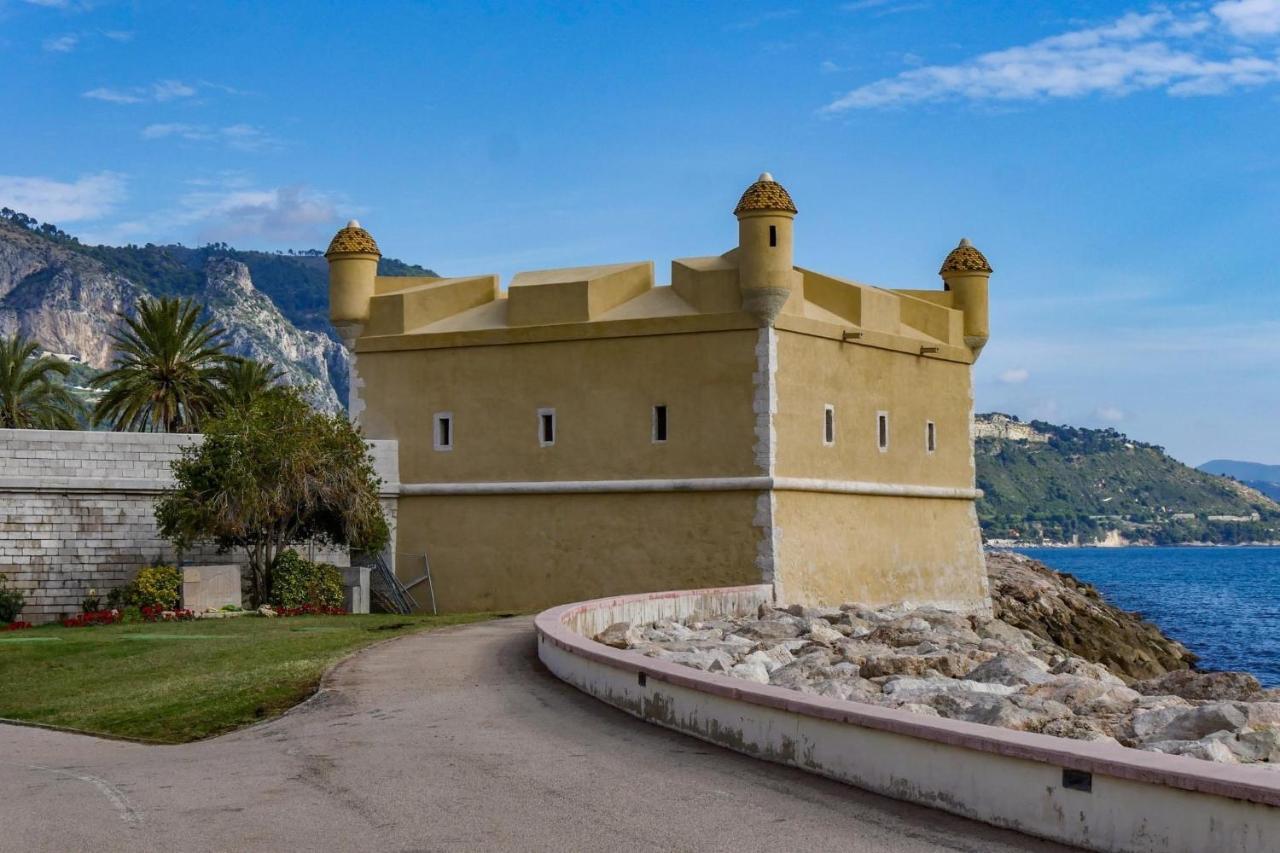 Magnifique Duplex Vue Mer Menton Exterior foto